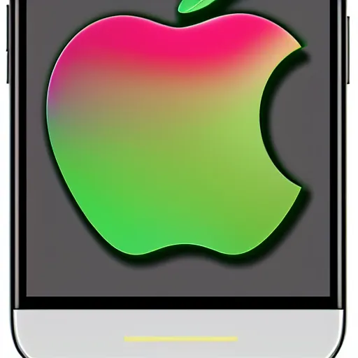 Image similar to apple logo mixed with android logo