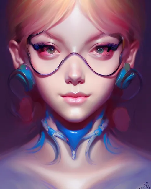 Image similar to digital art, fantasy portrait of smiling girl, by James Jean and by artgerm, by ross tran , ultradetailed, charachter design, concept art, trending on artstation,