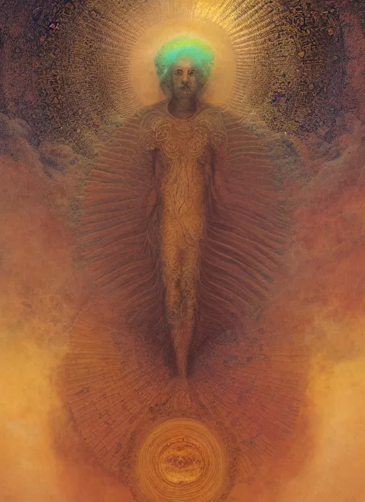 Image similar to antediluvian occult cosmology, panspermia, by robert hooke and ernst haeckel and agostino arrivabene and joaquin sorolla, rule of thirds, vivid colours, atmospheric, digital painting, artstation, concept art, smooth, soft focus, negative space, illustration, digital painting