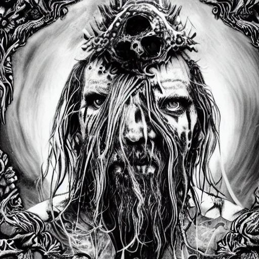 Image similar to rob zombie psychedelic nightmare