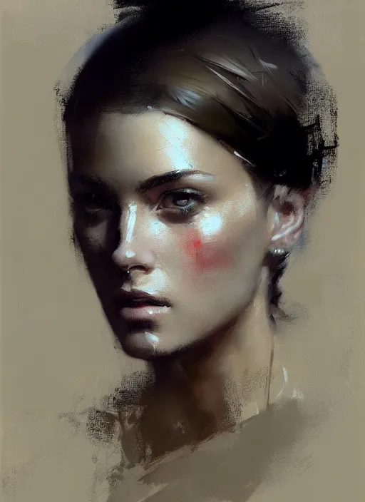 Prompt: painting of a gorgeous young woman in the style of Guy Denning, realistic, sharp focus, 8k high definition, insanely detailed, intricate, elegant, art by Guy Denning and Craig Mullins