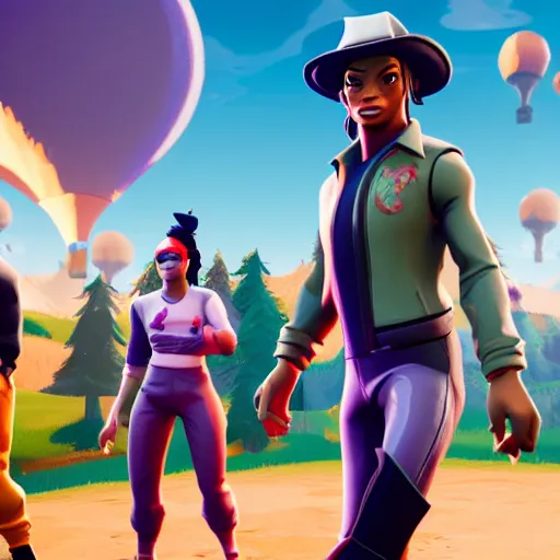 Image similar to Michael Jackson in Fortnite