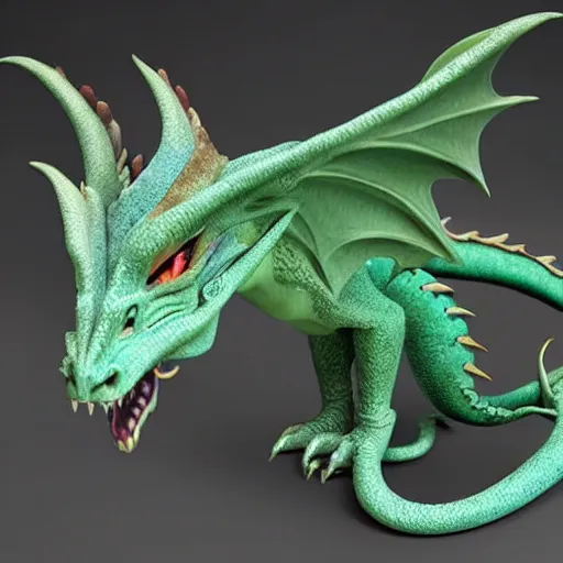 Image similar to fantasy dragon made out of clay, hyperrealistic, national geographic photo