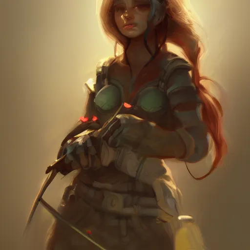 Image similar to 🐢🏹, character concept, digital painting, WLOP, deviantart