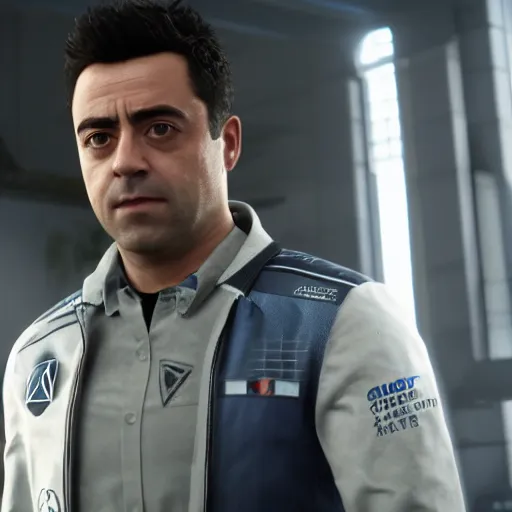 Image similar to still of xavi hernandez in detroit become human