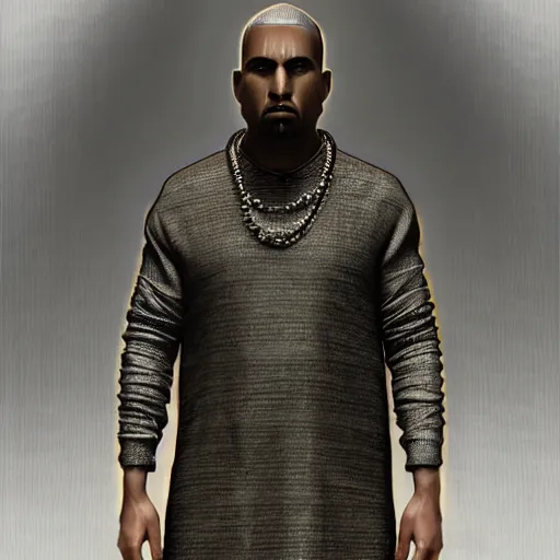 Prompt: yeezy kurta, futuristic, cyberpunk, photorealistic, extremely detailed