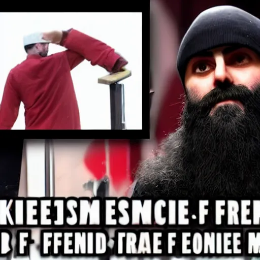 Image similar to keemstar being executed on the french guillotine