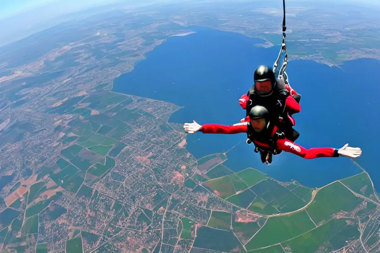 Image similar to sky diving without a parachute