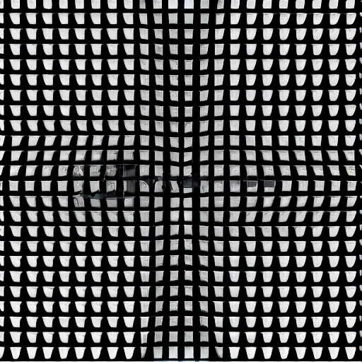 Image similar to a black and white abstract background with squares, a raytraced image by victor vasarely, behance, op art, tesseract, quantum wavetracing, ambient occlusion