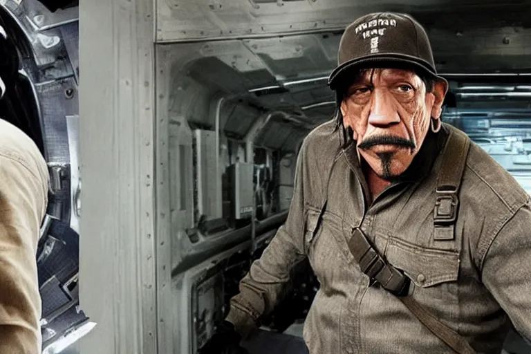 Prompt: danny trejo in in interstellar