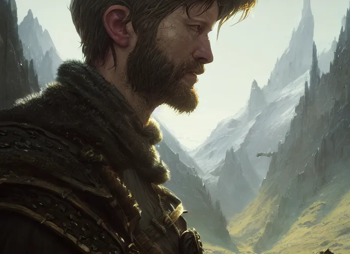 Prompt: highly detailed portrait of joel berghult, in skyrim, stephen bliss, 8 k, unreal engine, fantasy art by greg rutkowski, loish, rhads, ferdinand knab, makoto shinkai and lois van baarle, ilya kuvshinov, rossdraws, tom bagshaw, global illumination, radiant light, detailed and intricate environment