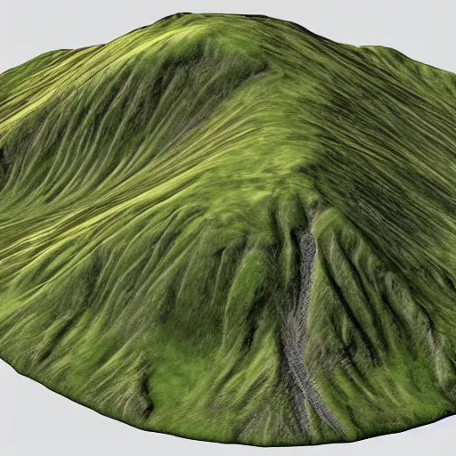 Image similar to contour map 3 d view of ben lawers