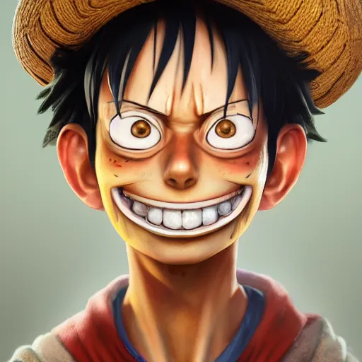 prompthunt: luffy one piece, matte painting, concept art, cgsociety, octane  render, trending on artstation, artstationHD, artstationHQ, unreal engine,  4k, 8k