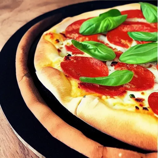 Prompt: a close up shot of a napoletan pizza with a fly on top, extremely realistic, very crisp details, photo realistic, trending on instagram