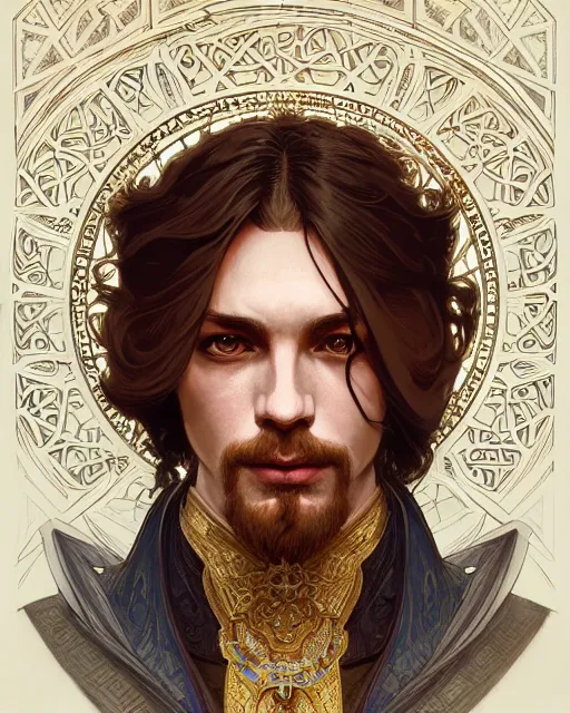 Image similar to symmetry!! portrait of king fisher, dnd, intricate, elegant, highly detailed, digital painting, artstation, concept art, smooth, sharp focus, illustration, art by artgerm and greg rutkowski and alphonse mucha