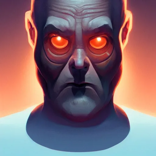 Image similar to face icon stylized minimalist the thing from another world 1 9 5 1, loftis, cory behance hd by jesper ejsing, by rhads, makoto shinkai and lois van baarle, ilya kuvshinov, rossdraws global illumination