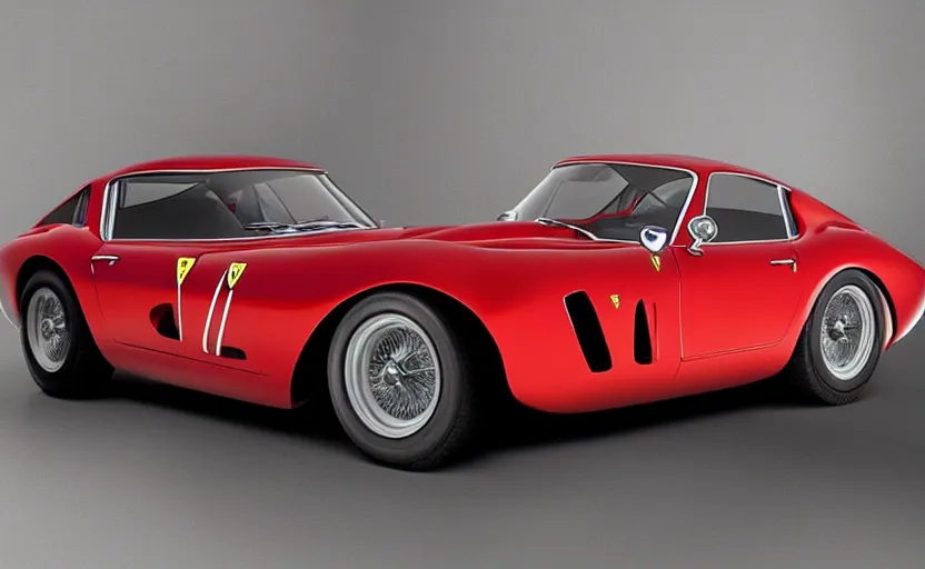 Image similar to “A 2025 Ferrari 250 GTO Concept, studio lighting”