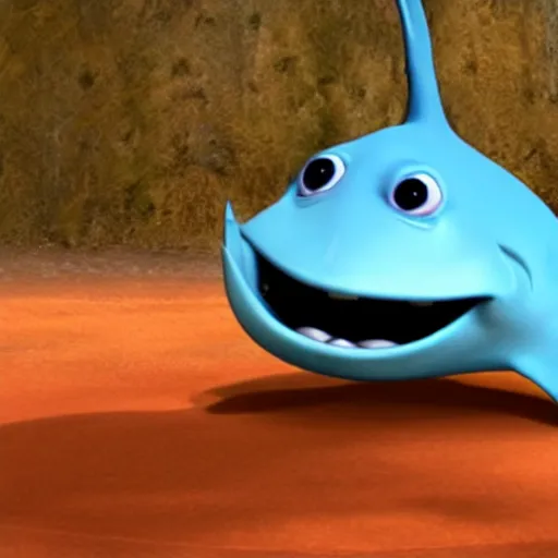 Image similar to stingray headshot pixar