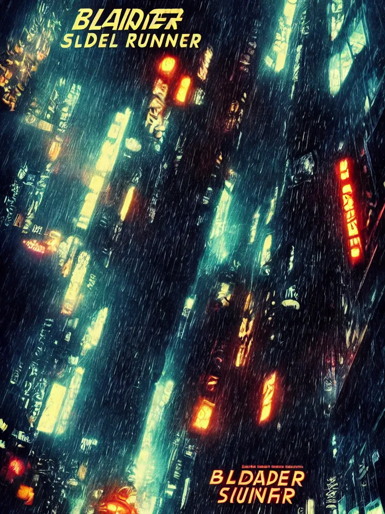 Prompt: Blade Runner movie poster