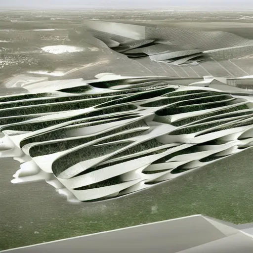 Image similar to desgin for school in iraq by zaha