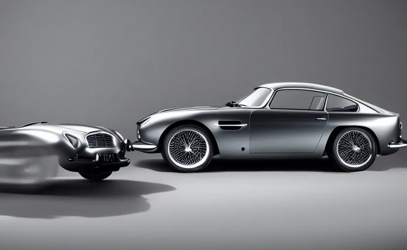 Prompt: “A 2025 Aston Martin DB5 Concept, studio lighting”