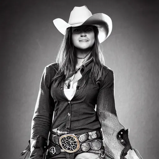 Prompt: cowgirl