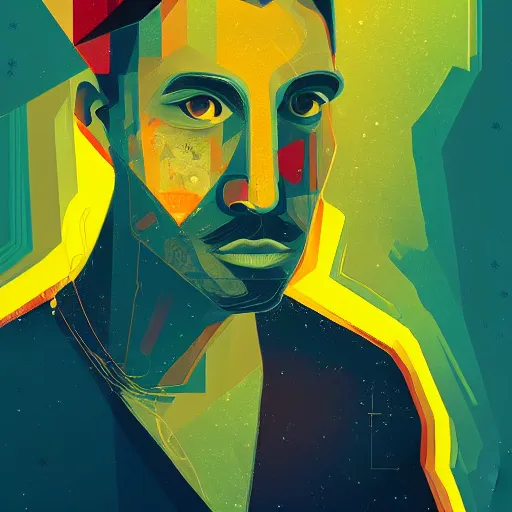 Image similar to A beautiful portrait of a character by Petros Afshar