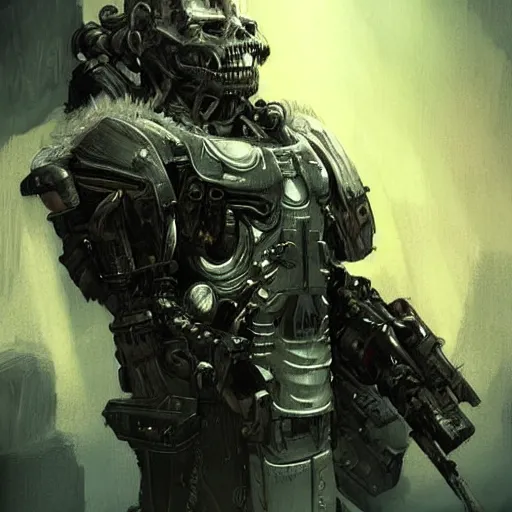 Image similar to fantasy, terminator, sketch, concept - art, high detail, artstation, pinterest