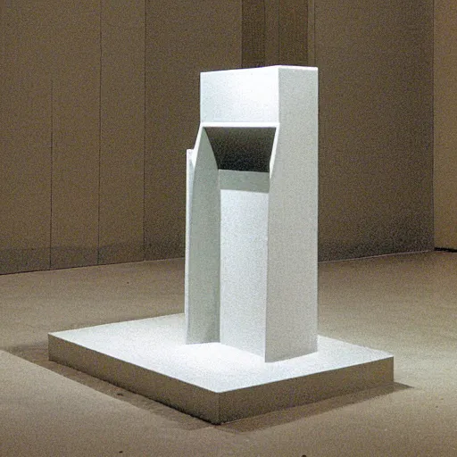 Prompt: a art documentation of Fountain, an upside down urinal, readymade object by Marcel Duchamp in the style of Hito Steyerl