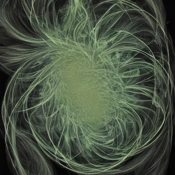 Image similar to botanical illustration (1667), fractal flame