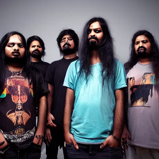 Image similar to indian death metal band