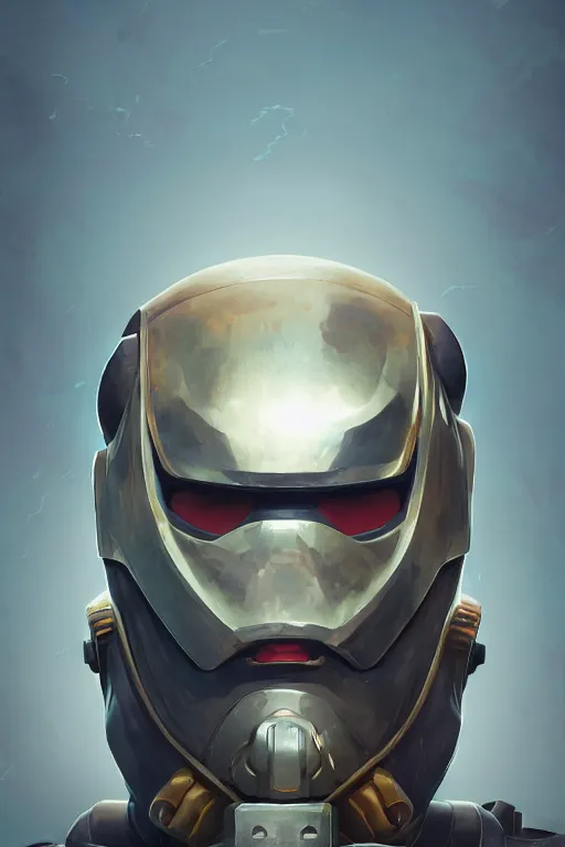 Image similar to epic mask helmet robot ninja portrait stylized as fornite style game design fanart by concept artist gervasio canda, behance hd by jesper ejsing, by rhads, makoto shinkai and lois van baarle, ilya kuvshinov, rossdraws global illumination radiating a glowing aura global illumination ray tracing hdr render in unreal engine 5