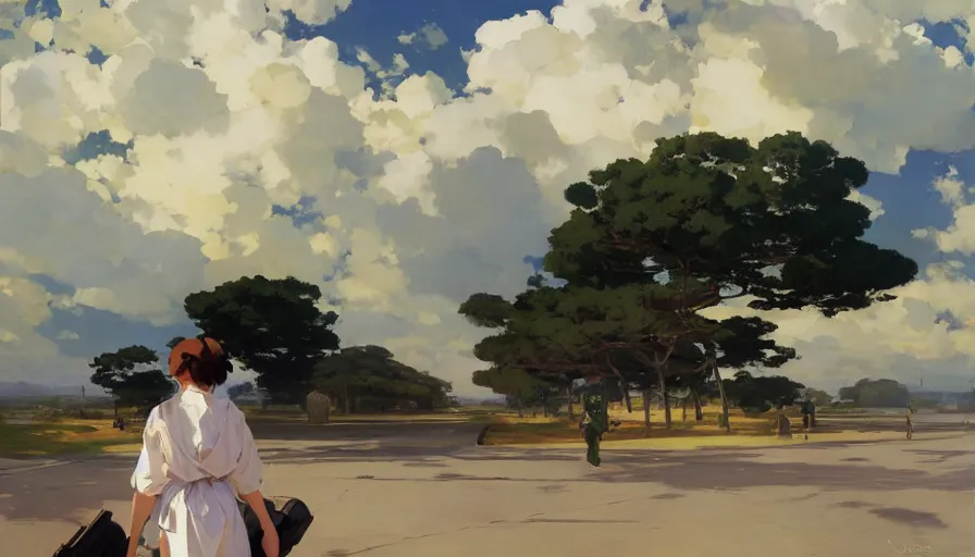 Image similar to dense clouds, hyperdetailed, artstation, cgsociety, by studio ghibli painting, by joaquin sorolla rhads leyendecker, by ohara koson and thomas, 8 k