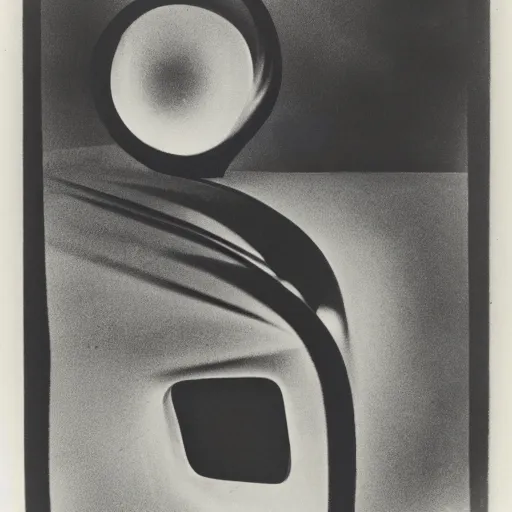 Image similar to The ‘Naive Oculus’ by Jean Cocteau, auction catalogue photo, private collection, on loan from the estate of Man Ray