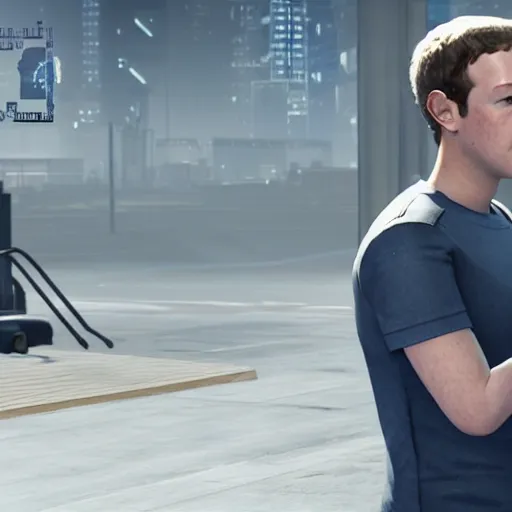 Image similar to Mark Zuckerberg in Detroit Become Human