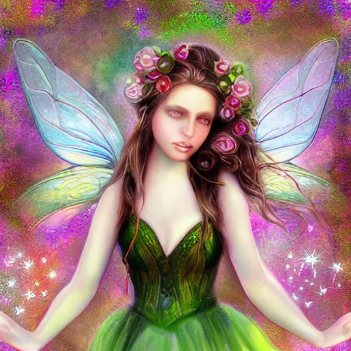 Prompt: Fairy digital art, high detail