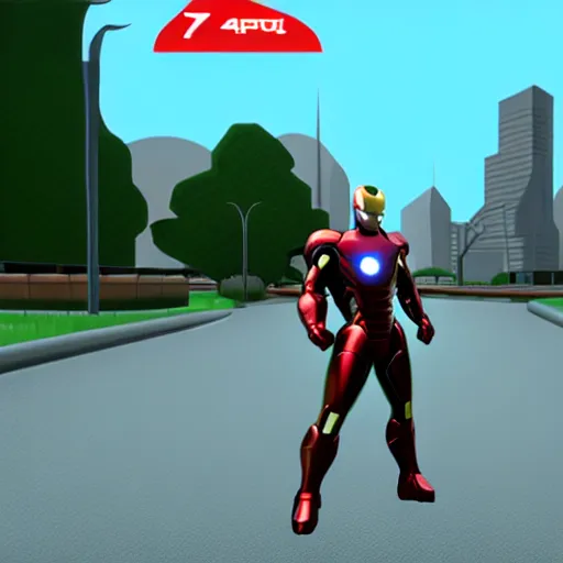 Image similar to avengers endgame, nintendo 6 4 screenshot, low poly, aliased