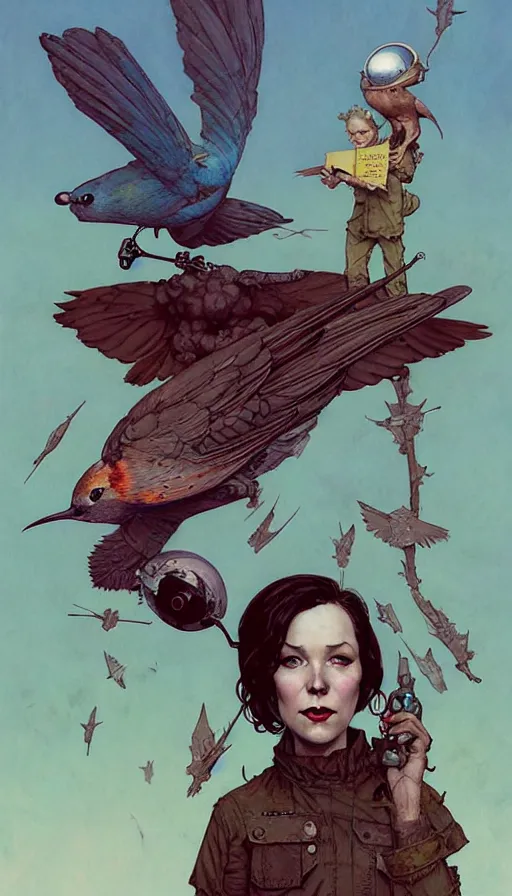 Image similar to sunbird by chiara bautista and norman rockwell and greg rutkowski weta studio and tom bagshaw and james gurney and lucasfilm