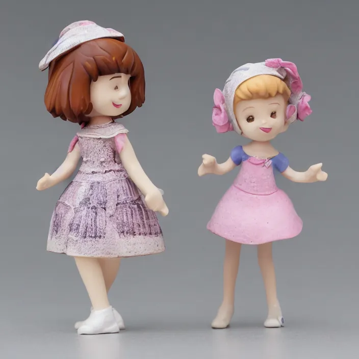 Image similar to little miss, figurine, detailed product photo