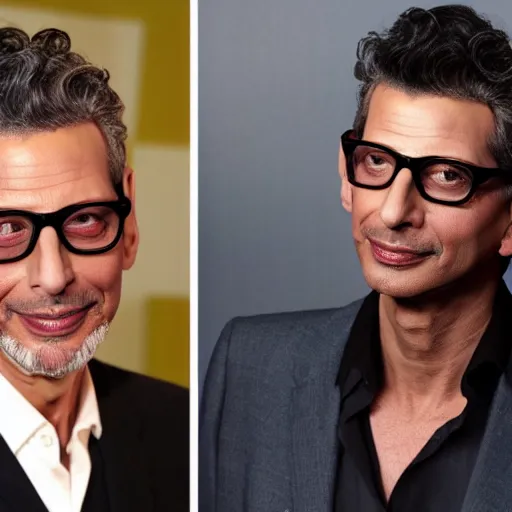 Image similar to jeff goldblum is seductive ian malcom on the cover of a romance novel