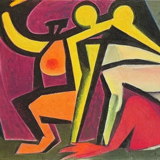 Image similar to art by erich heckel, jane graverol