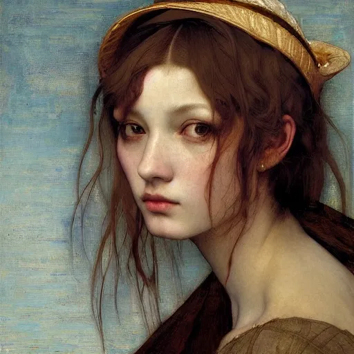 Prompt: a girl painting by Edgar Maxence and Caravaggio and Michael Whelan, artistic, intricate drawing, light brazen, realistic fantasy, extremely detailed and beautiful aesthetic face, establishing shot, 8k resolution, dramatic lighting