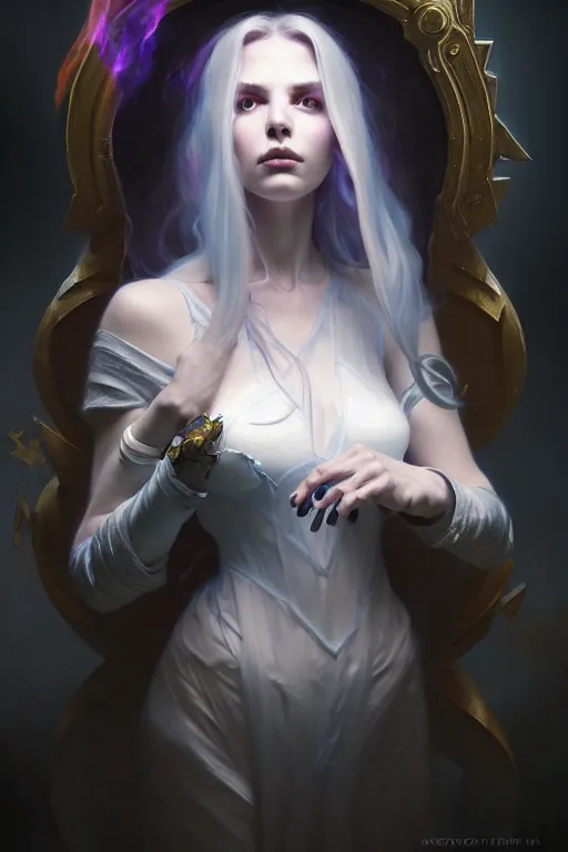 Prompt: photography alexey gurylev, ghostly ghost, mysterious, deep focus, d & d, fantasy, complex, elegant, highly detailed, digital painting, artstation, concept art, matte, clear focus, illustration, hearthstone, artgerm art, greg rutkovsky and alphonse mucha