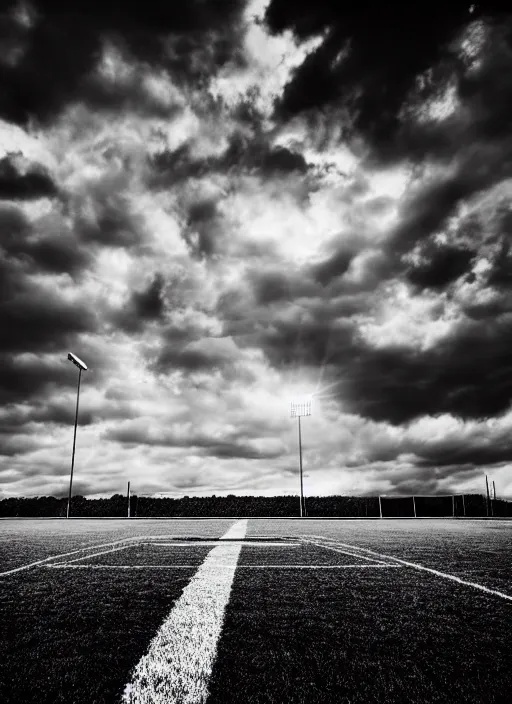 Image similar to football black and white portrait white sky in background