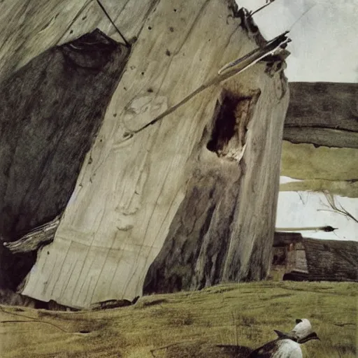 Prompt: artwork by Andrew Wyeth