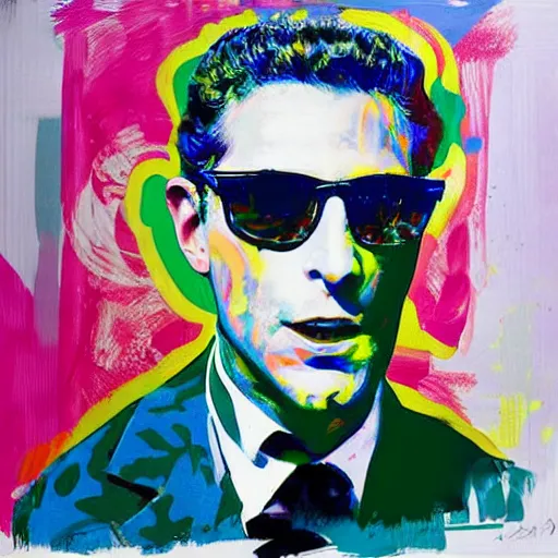 Prompt: lapo elkann painted by william turner