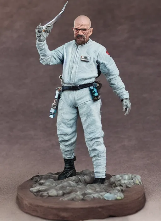 Image similar to 80mm resin detailed miniature of Walter White as a space wizard, Product Introduction Photos, 4K, Full body