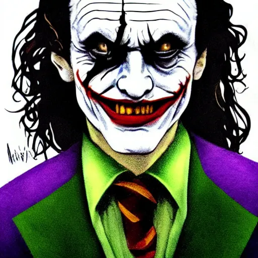 Prompt: harry potter as the joker