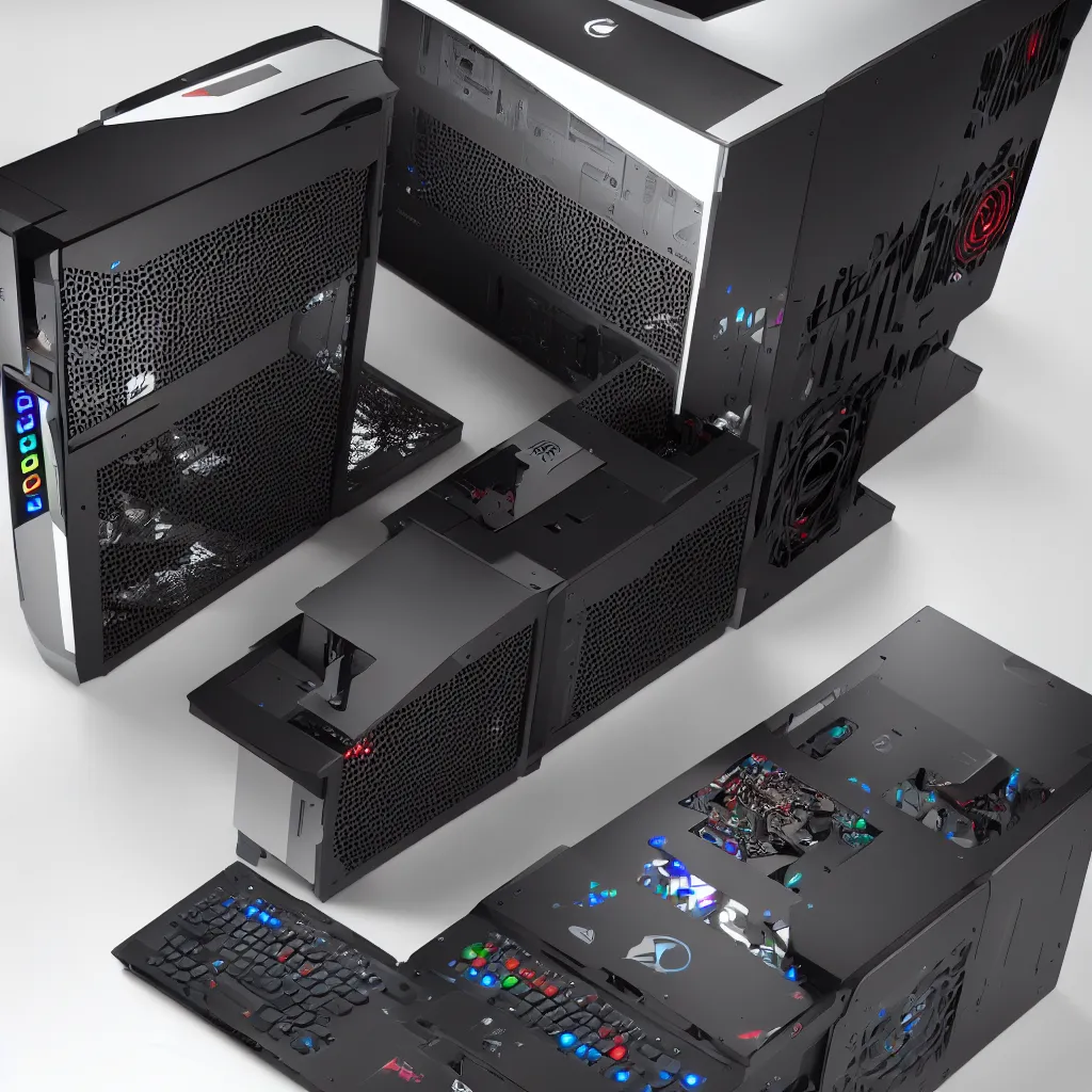 Prompt: what gaming pc's will look like in 1 5 years, photo