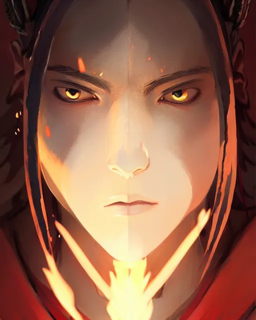 Image similar to azctec warrior, cersie, detailed perfect face, exquisite details, fire magic, mid view, design on a white background, by studio muti, greg rutkowski makoto shinkai takashi takeuchi studio ghibli